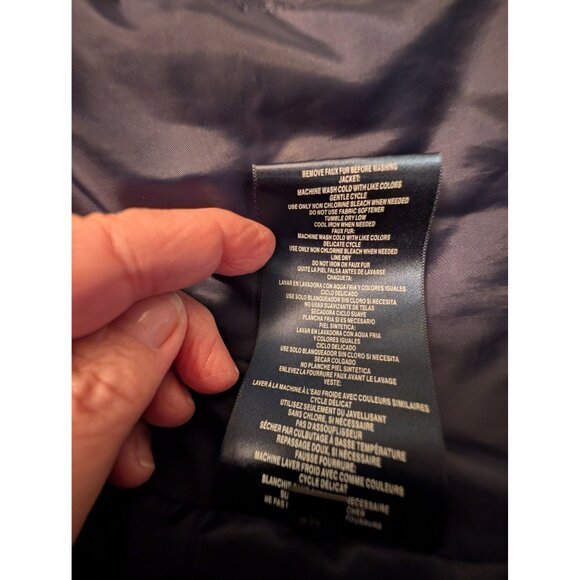 Tommy Hilfiger Womens Quilted Puffer Jacket With Hood Size S White Nylon Blend - Picture 8 of 16